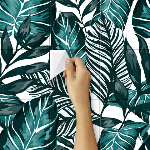 Ombre tropicali | Adesivi per piastrelle