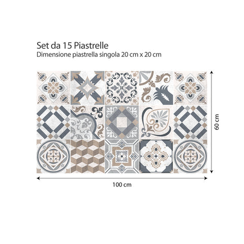 Adesivi per piastrelle Modica 20cm