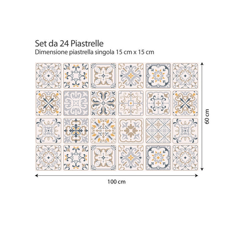 Adesivi per piastrelle Cadice 15x15