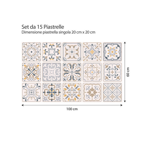 Adesivi per piastrelle Cadice 20x20