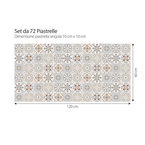 Adesivi per piastrelle Terrassa 10cm 2