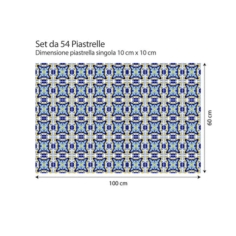 Adesivi per piastrelle Badalona 10cm formato 100x60