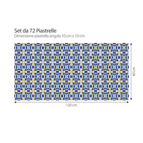 Adesivi per piastrelle Badalona 10cm formato 120x60