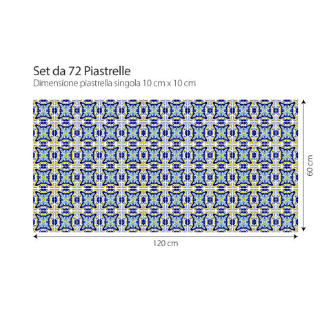 Adesivi per piastrelle Badalona 10cm formato 120x60
