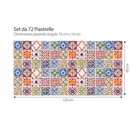 Adesivi per piastrelle Badajoz 10cm 120x60