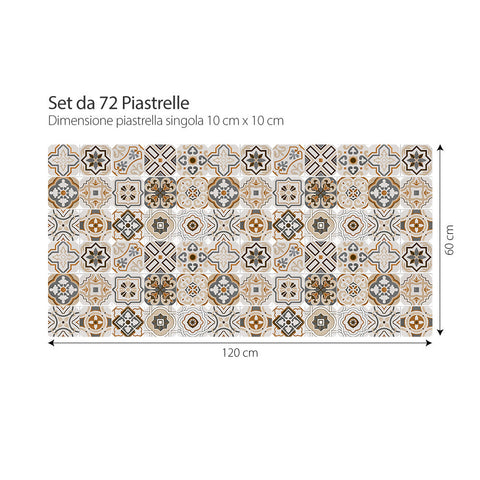 Adesivi per piastrelle Melilla 10cm set 72