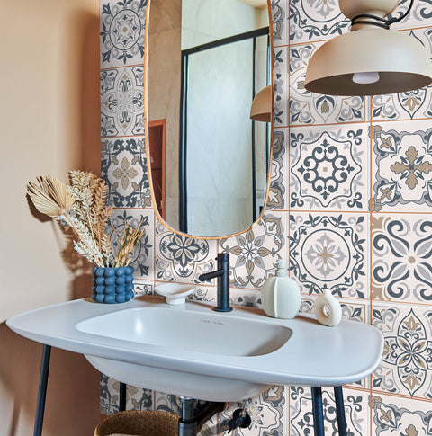Adesivi per piastrelle Rubì bagno 2