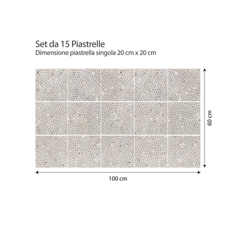 Adesivi per piastrelle Estepona 20cm set 15