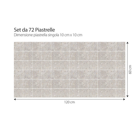 Adesivi per piastrelle Estepona 10cm set 72