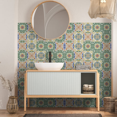 Adesivi per piastrelle Galdana bagno 3