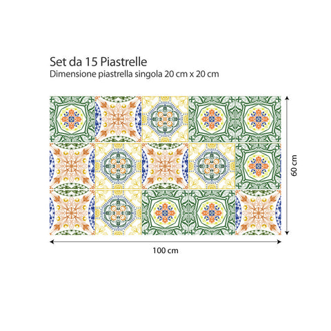 Adesivi per piastrelle Galdana 20cm 100x60