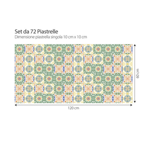 Adesivi per piastrelle Galdana  10cm 120x60