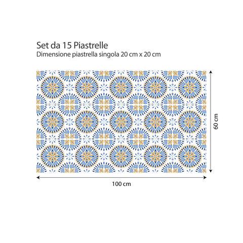 Adesivi per piastrelle Rodas 20cm 100x60