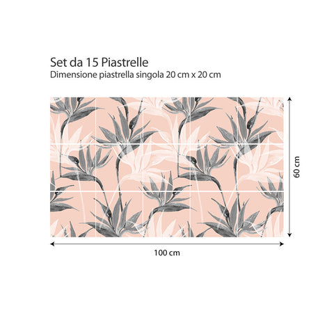 Adesivi per piastrelle Blanca 20cm 100x60