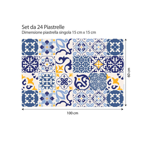 Adesivi per piastrelle Estrella 15cm 100x60