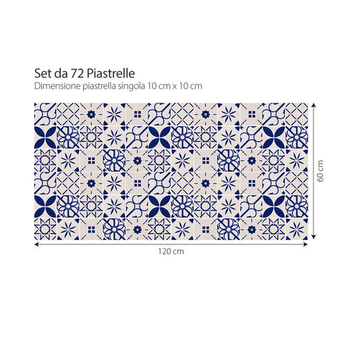 Adesivi per piastrelle Juanita 10cm 120x60