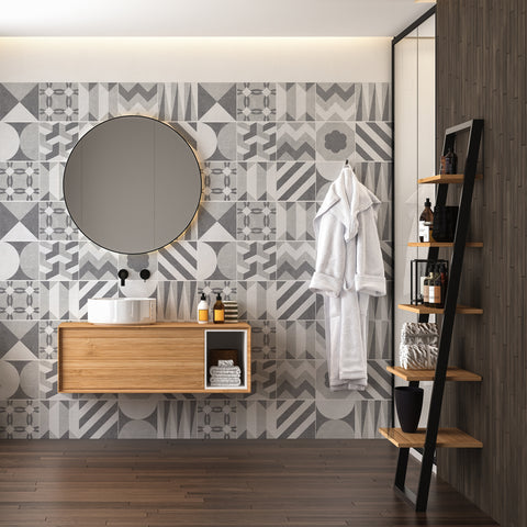 Adesivi per piastrelle Lupe bagno 1