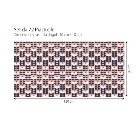 Adesivi per piastrelle Marcéla 10cm 120x60
