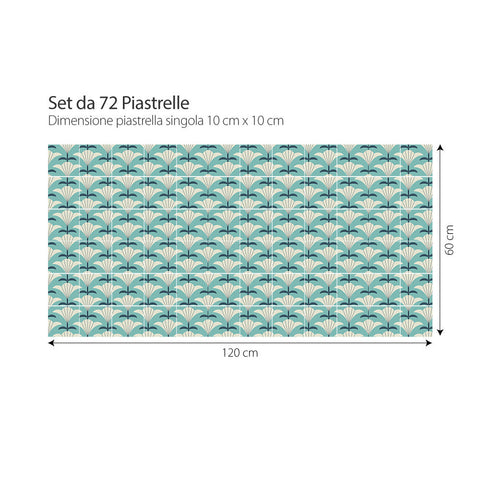 Adesivi per piastrelle Paulina 10cm 120x60