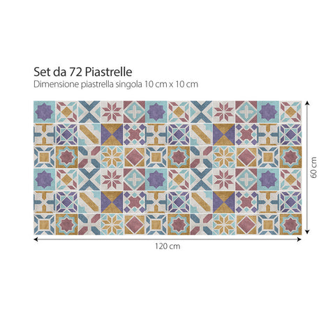 Adesivi per piastrelle Dolores 10cm 120x60