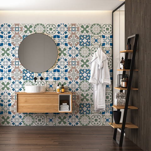 Adesivi per piastrelle Cíntia bagno 2