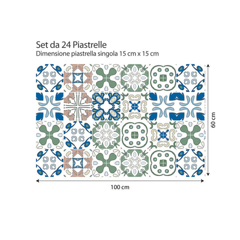 Adesivi per piastrelle Cíntia 15cm 100x60