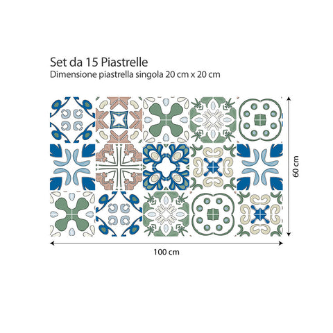 Adesivi per piastrelle Cíntia 20cm 100x60