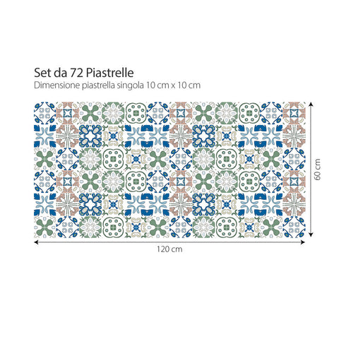 Adesivi per piastrelle Cíntia 10cm 120x60