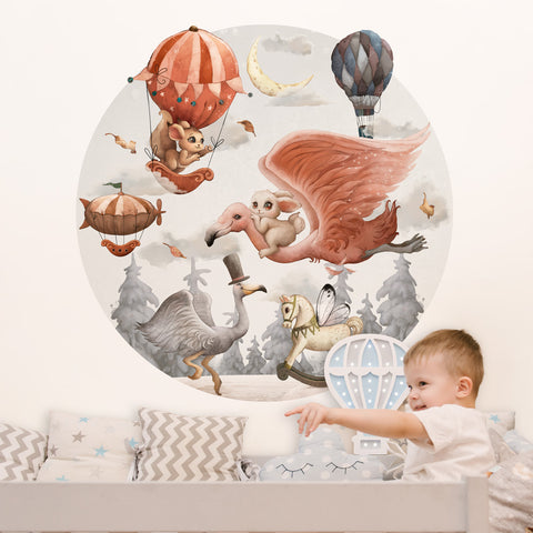 Adesivo murale per bambini Cerchio Dolce sogno
