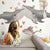 Adesivi murali per bambini Balene Eleganti Dettaglio