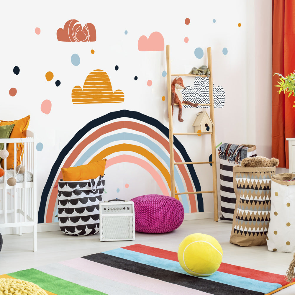 DECOWALL DS9-2119 Unicorno Adesivi da parete Arcobaleno Festa Murali decorazione