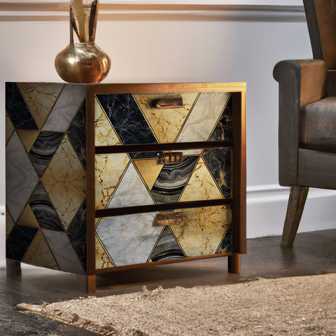 Pellicola adesiva geometric art deco