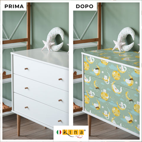 Pellicola adesiva gatti sogni d'oro 2