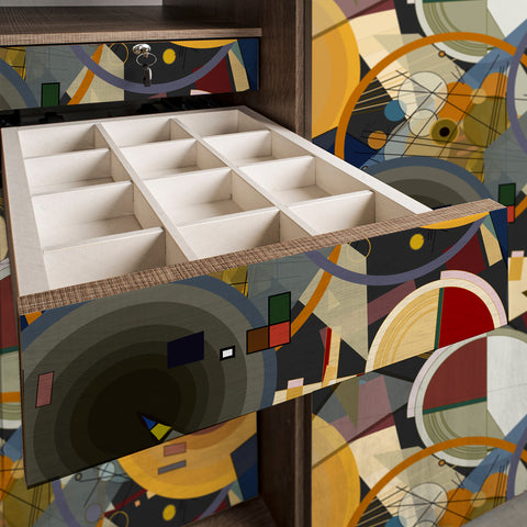 Pellicola Adesiva per mobili Kandinsky cassetti