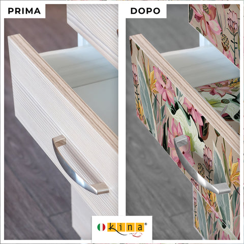 Pellicola adesiva Lotus - Prima e Dopo