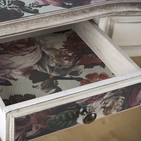 Pellicola adesiva per mobili Fiori Nordici cassetto