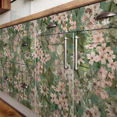 Pellicola adesiva Retro Floral Spring