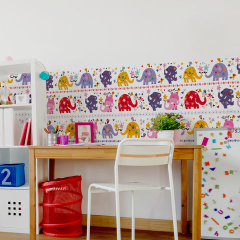 Fascia adesiva Elefanti danzanti