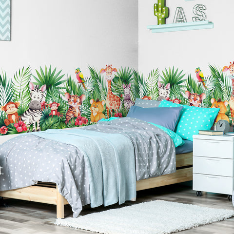 Fascia adesiva Little animals in the jungle
