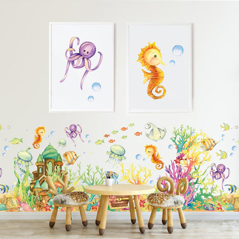 Fascia dolci animali nel mare