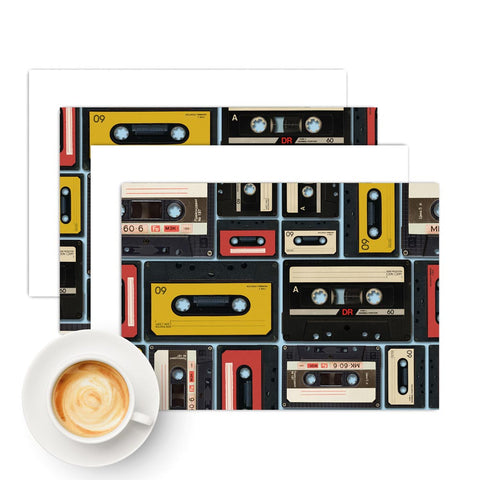 Tovaglietta Americana Musicassette colazione