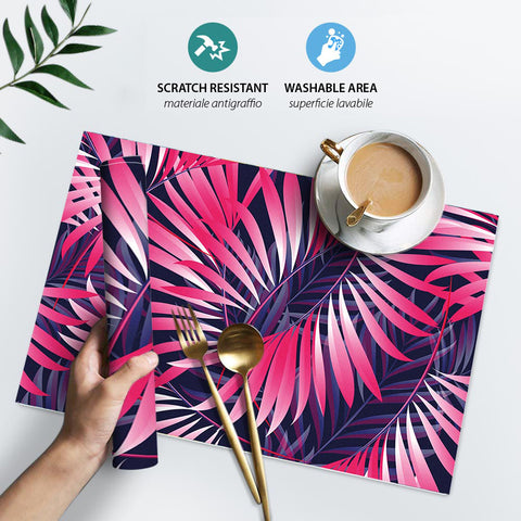 Tovaglietta Americana Tropic Pink dettagli