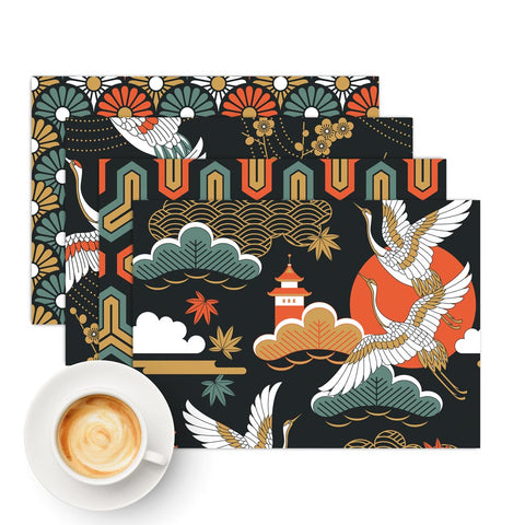 Tovaglietta Americana Oriental Cherry Flowers colazione