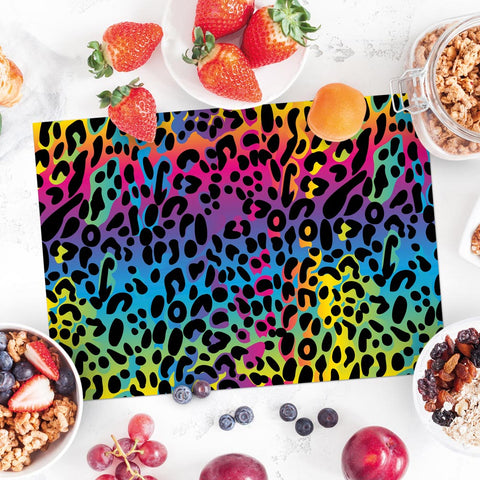 Tovaglietta Americana Colored Leopard Skin Frutta e Cereali