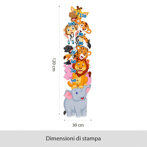 Amici della Savana | Metro Adesivo