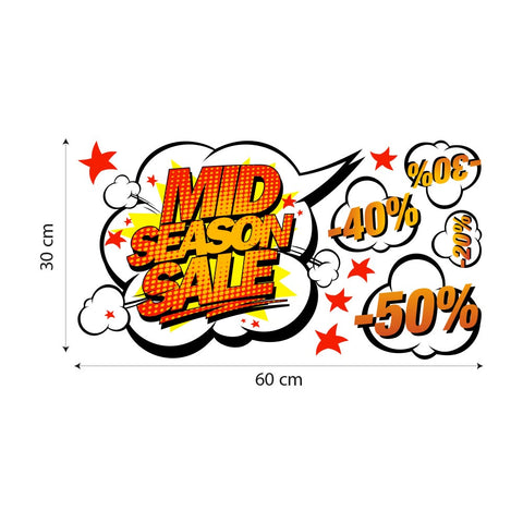 Fumetto Mid Season Sale | Vetrofania