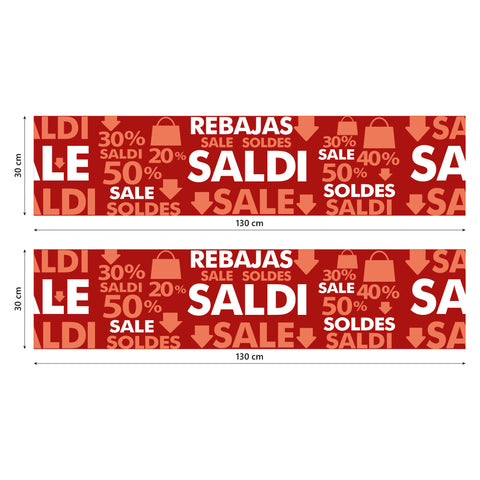 Fascia Saldi | Vetrofania