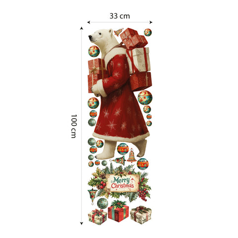 Aiutante di Babbo Natale | Vetrofania