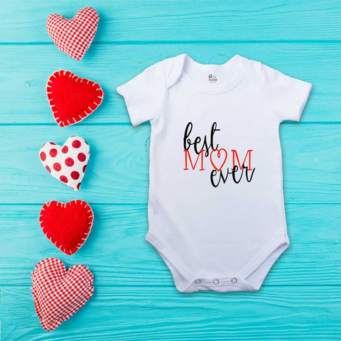 Body per neonato Best mom ever n. 4