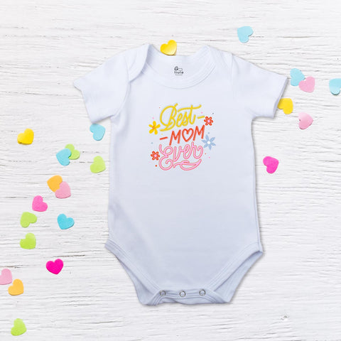 Body per neonato Best mom ever n. 1